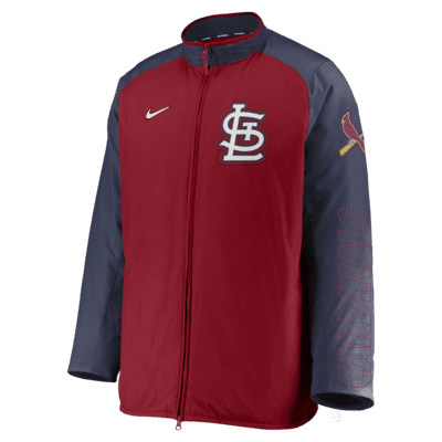 MLB Nike St. Cardinals ネイビー ジャケット Mサイズ Nike Dugout (MLB St. Louis Cardinals) Men's Full-Zip Jacket